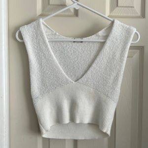 Free people white crop top